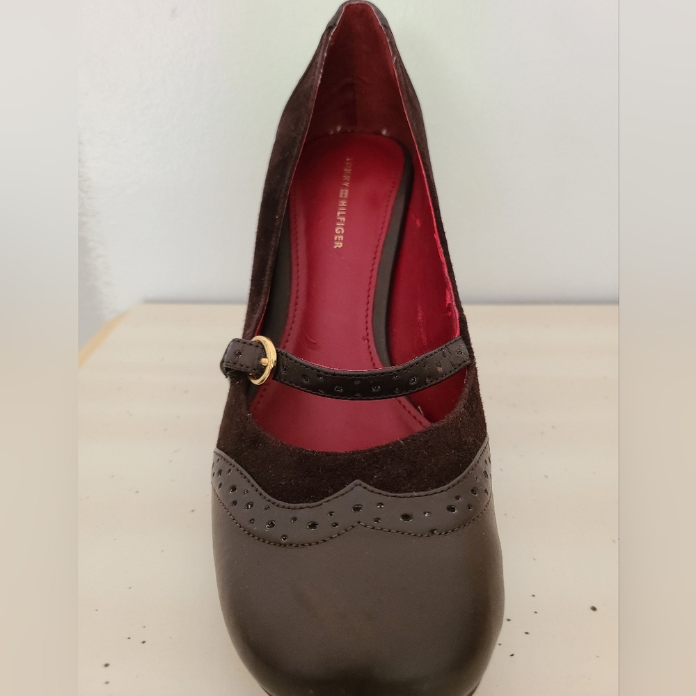 Tommy Hilfiger Women's Brown Mary Jane Shoes